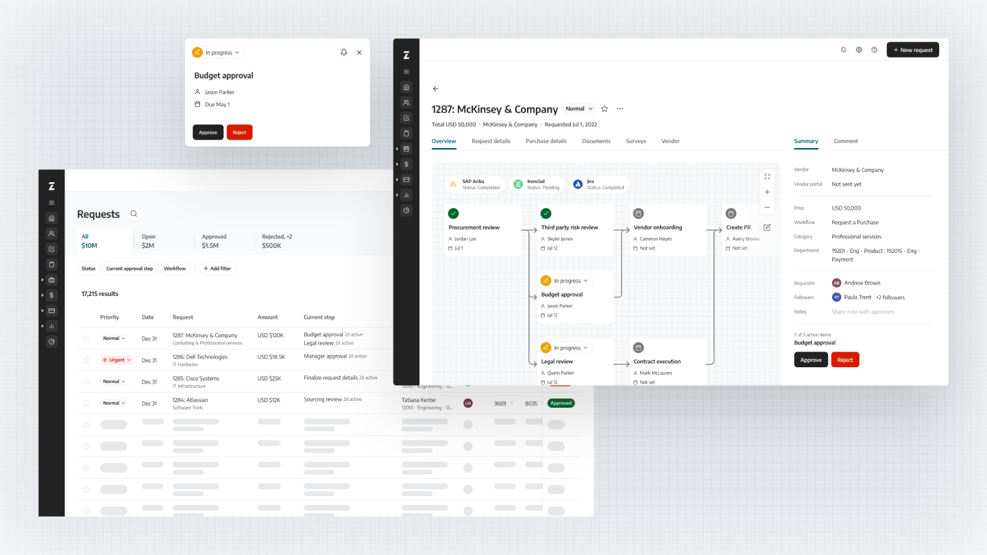 Zip intake-to-procure offering