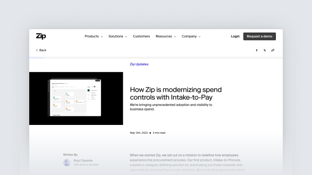 Zip intake-to-procure product marketing image 2